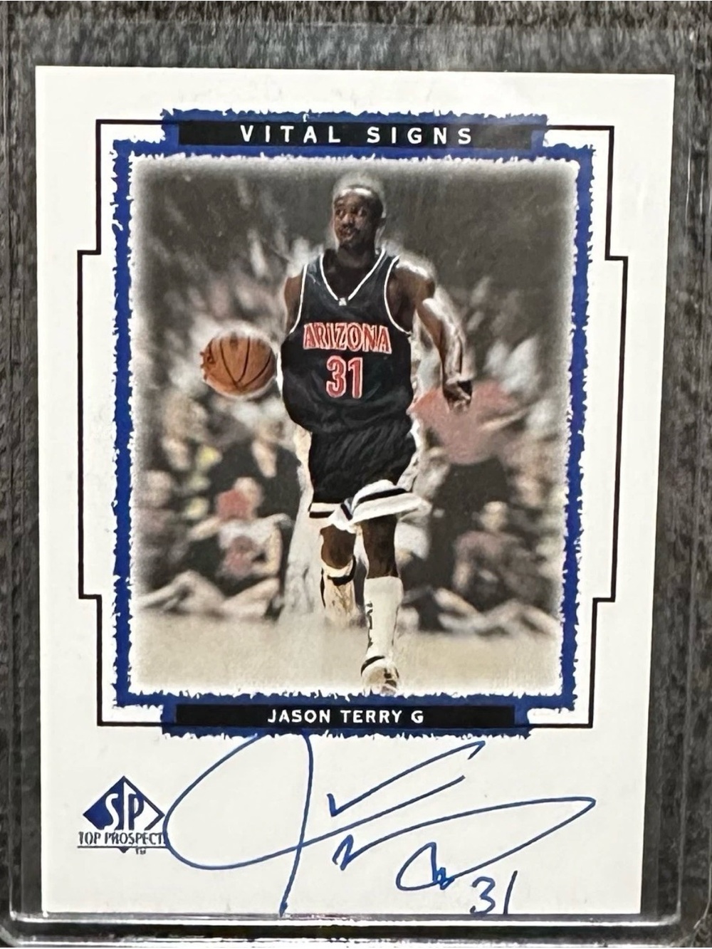 Signed Arizona Basketball Trading Card - Jason Terry